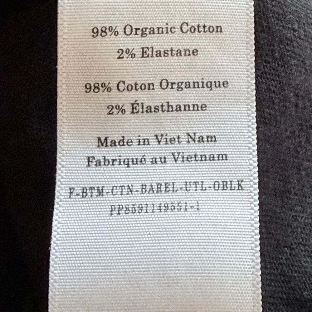 Everlane The Utility Barrel Jean Washed Black sz 2R